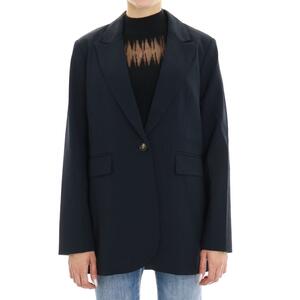 GIACCA GESSATA MOLLY BRACKEN BLU